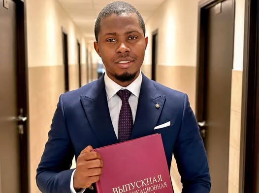 Aboubacar Sidibé : 96/100 en Master Finances internationales à Moscou, un étudiant guinéen qui force l'admiration